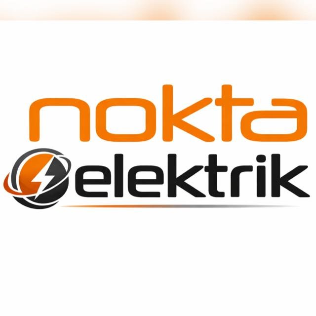 Nokta Elektrik turuncu ve siyah logo